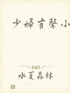 少妇有声小说