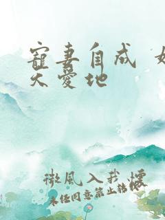 宠妻自成  婚天爱地