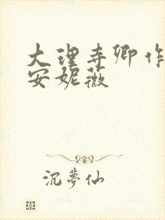 大理寺卿作者:安妮薇