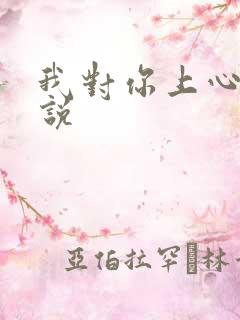 我对你上心了小说