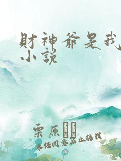 财神爷是我老板小说