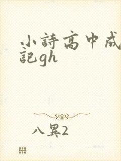 小诗高中成长日记gh
