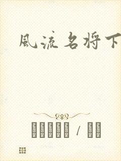 风流名将下载