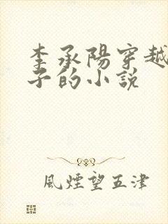 李承阳穿越成皇子的小说