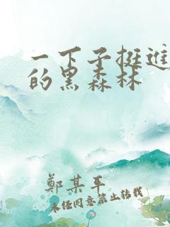 一下子挺进浓密的黑森林