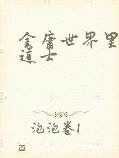 金庸世界里的小道士