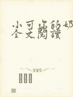 小可你的奶真大全文阅读