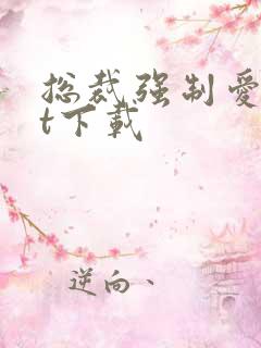 总裁强制爱txt下载