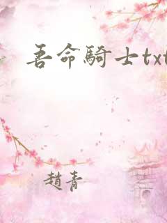 吾命骑士txt