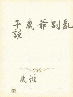 千岁爷别乱来小说