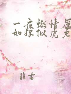 一夜燃情厉先生如狼似虎免费阅读