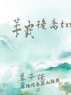 茅山后裔txt下载