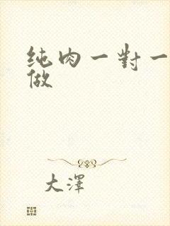 纯肉一对一到处做