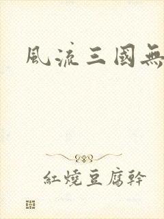 风流三国无弹窗