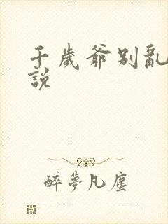 千岁爷别乱来小说