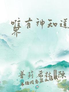 唯有神知道的世界