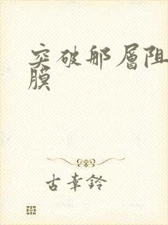 突破那层阻碍薄膜