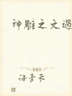 神雕之文过是非