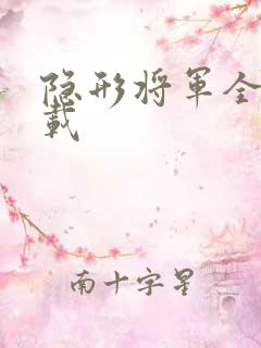 隐形将军全集下载