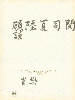 顾陆夏司闵郁小说