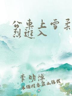 公车上雪柔被猛烈进入