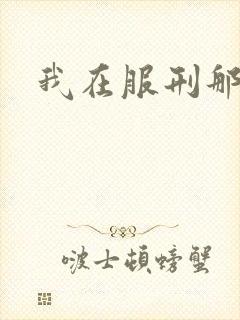 我在服刑那些年