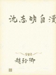 沈志明自渎事件