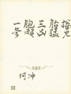 一胞三胎总裁爹爹超凶猛免费阅读