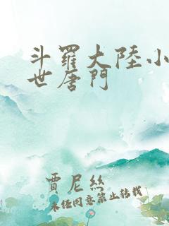 斗罗大陆小说绝世唐门