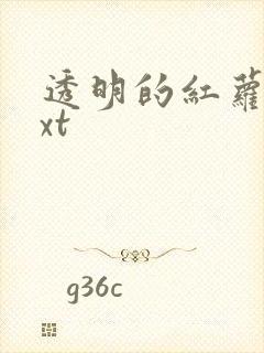 透明的红萝卜txt