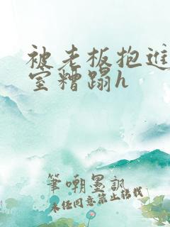 被老板抱进办公室糟蹋h