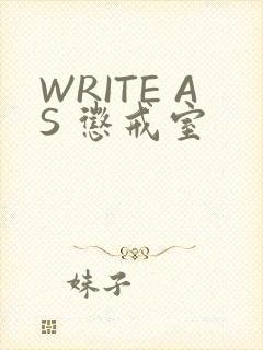 WRITE AS 惩戒室