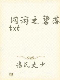 网游之碧落黄泉txt