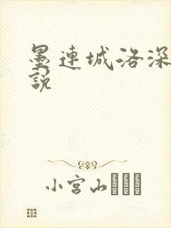 墨连城洛深深小说