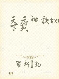 天元神诀txt下载