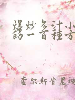 爆炒多汁小美人的一百种方法