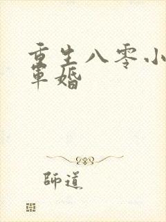 重生八零小媳妇军婚