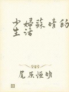 少妇苏晴的性荡生活