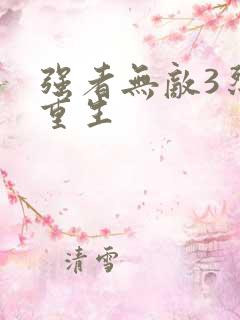 强者无敌3烈火重生