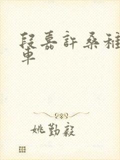 段嘉许桑稚浴室车