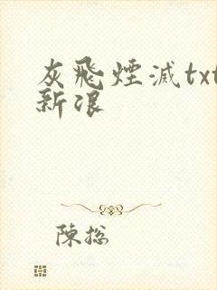 灰飞烟灭txt新浪