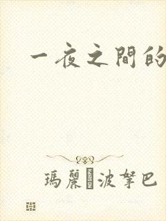一夜之间的天才