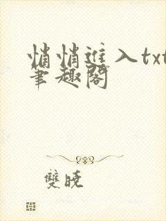 悄悄进入txt笔趣阁