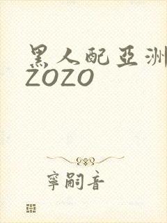 黑人配亚洲女人ZOZO