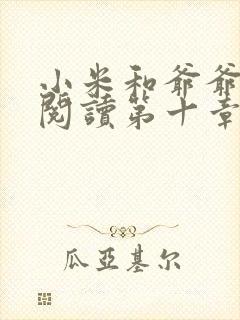 小米和爷爷在线阅读第十章