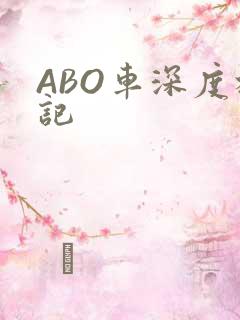 ABO车深度标记