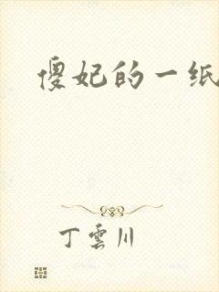 傻妃的一纸休书