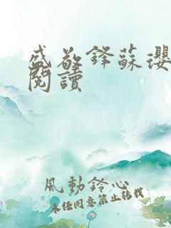 盛敬锋苏璎免费阅读