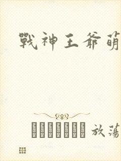 战神王爷萌虎妃