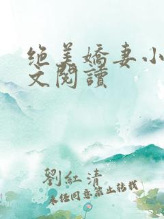 绝美娇妻小说全文阅读
